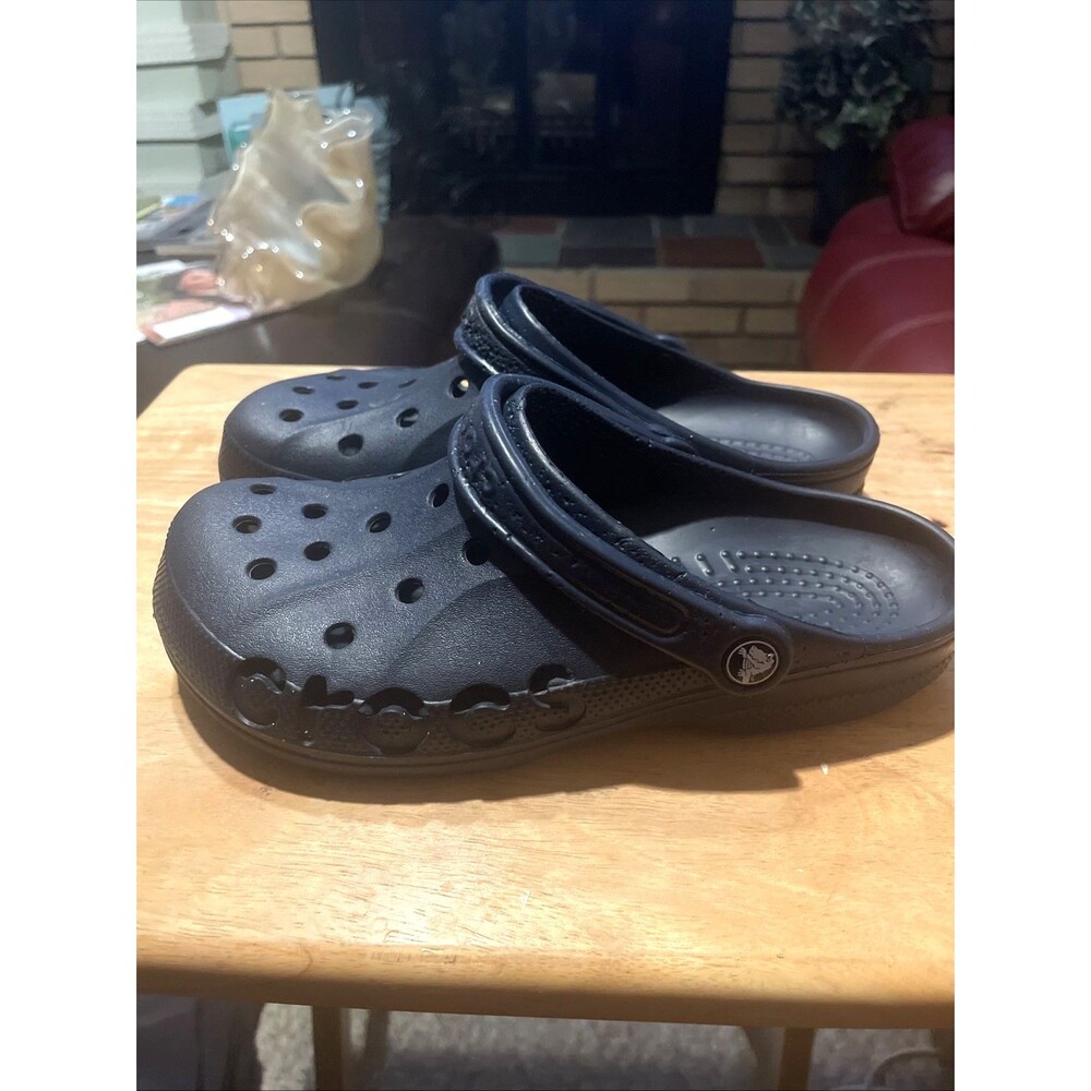 Crocs Baya Unisex Slip-On Clog - Blue Women’s Size 10 Men’s Size 8 - Picture 8 of 14